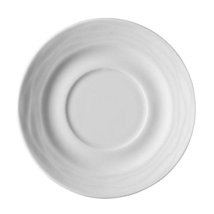 GGM Gastro (12 pcs) SEA WAVE - Coffee saucers - Ø110mm - White