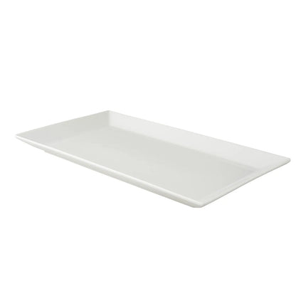 GGM Gastro (12 pcs) WHITE DELIGHT - Rectangular Plate - 12-piece set - 330x185mm - White