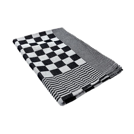 GGM Gastro (180 pcs) Dishcloth made of Cotton - 65x65cm - Black / White checked