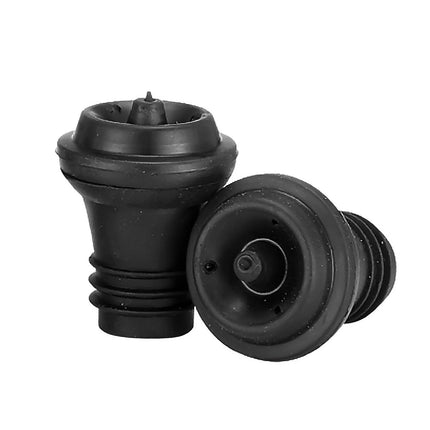 GGM Gastro (2 pieces) Wine & Champagne Bottle Closure – Black - Plastic