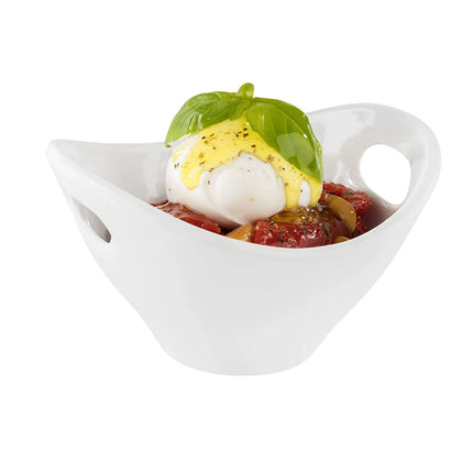 GGM Gastro (20 pcs) Bowl - MINI - Melamine - 90ml - 95x90mm - Depth: 55mm - White