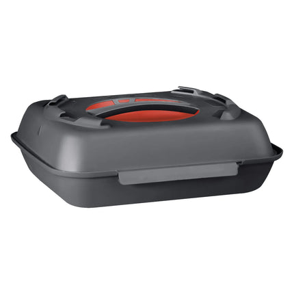 GGM Gastro (20 pcs) Lunch Box - 600ml - 2-Compartment - Anthracite Grey/Red