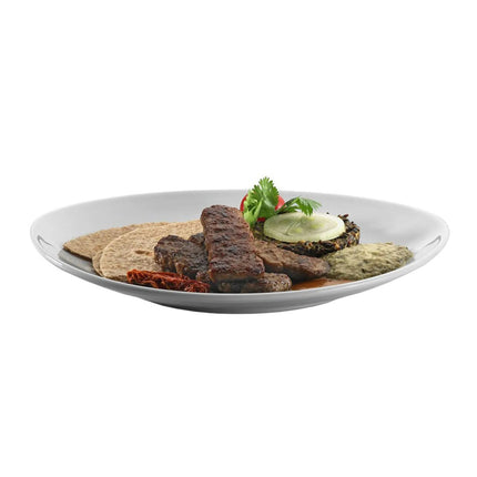 GGM Gastro (24 Cái) ENTITY - Đĩa Lớn Vuông - Sứ - 290x290mm - Trắng
