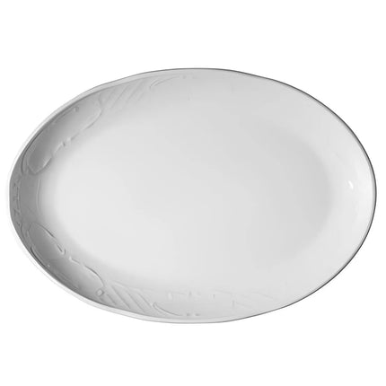 GGM Gastro (24 pcs) CLASSICO | Platter - oval - Porcelain - Length:360mm - White
