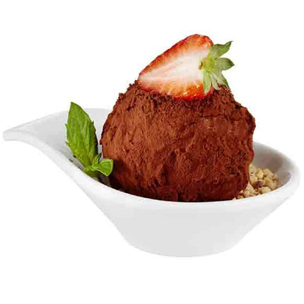 GGM Gastro (24 pcs) Dessert Bowl - MINI - Melamine - 60ml - 115x75mm - Depth: 30mm - White