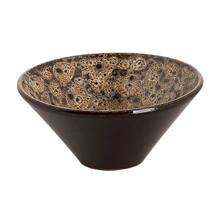 GGM Gastro (24 pcs) Dessert Bowl - SABANA - Stoneware - 100ml - round - Ø 100mm - Brown/White