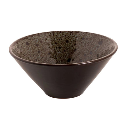 GGM Gastro (24 pcs) Dessert Bowl - TURKEY - Stoneware - 500ml - round - Ø 150mm - Brown/Blue