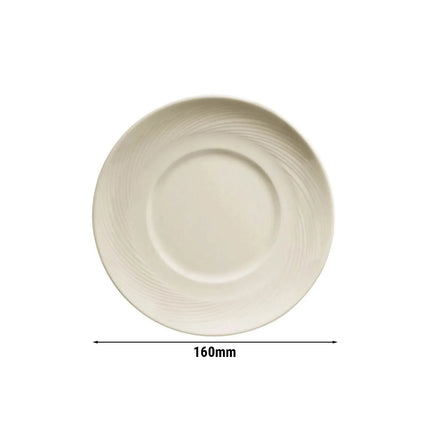 GGM Gastro (24 pcs) SEMPRE - Cappuccino saucers - Ø160mm - Cream
