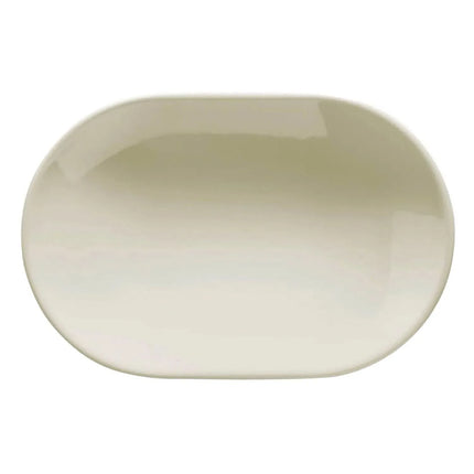 GGM Gastro (24 pcs) TEOS | Kebab Platter - oval - Porcelain - Length:360mm - Cream