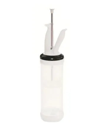 GGM Gastro (3 Cái) Bộ Bình Định Lượng (473ml) - Màng Một Lỗ Cỡ Vừa - Kèm Tay Cầm & Que - 5 Vòng Định Lượng Cố Định (7.5/10/15/22.5/30ml) - Gồm 3 Bình