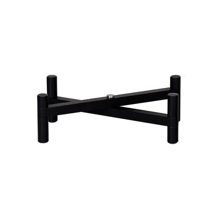 GGM Gastro (3 pcs) Buffet Stand - foldable - Powder-coated stainless steel - Black - Height: 70mm - suitable for platters & plates from 210mm