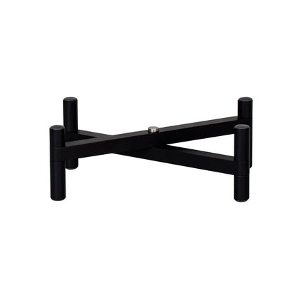GGM Gastro (3 pcs) Buffet Stand - Powder-coated stainless steel - Black - Height: 120mm - suitable for platters & plates from 210mm