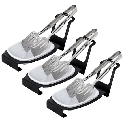 GGM Gastro (3 pcs) Spoon Rest - Oval - Stainless Steel - 105x140x90mm
