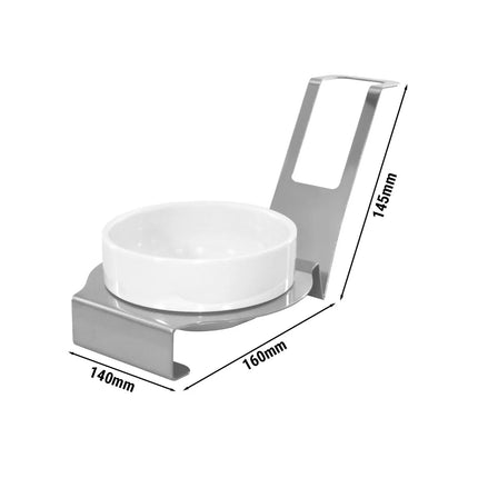 GGM Gastro (3 pcs) Spoon Rest - Round - Stainless Steel - Ø140mm x H145mm