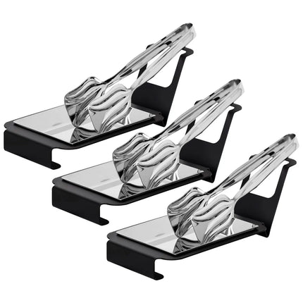 GGM Gastro (3 pcs) Spoon Rest - Square - Stainless Steel - 60x120x80mm