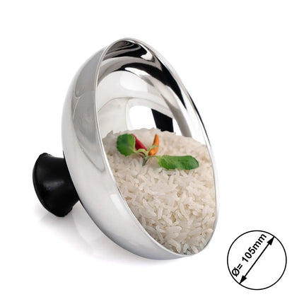 GGM Gastro (4 pcs) Food Presentation Ring - Stainless Steel - Ø105mm