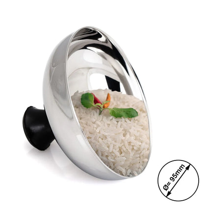 GGM Gastro (4 pcs) Food Presentation Ring - Stainless Steel - Ø95mm