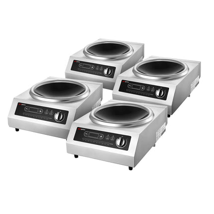 GGM Gastro (4 pcs) Induction wok - 3.5kW - 1 cooking zone - Ø 460mm - incl. wok