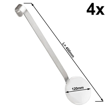 GGM Gastro (4 pcs) Rice Spoon - Ø120mm - Length: 400mm - Stainless Steel
