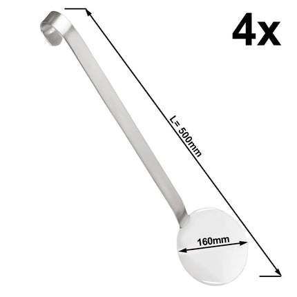 GGM Gastro (4 pcs) Rice Spoon - Ø160mm - Stainless Steel