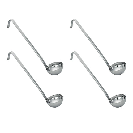 GGM Gastro (4 pcs) Sauce Ladle - 0.09 L - Length: 325mm - Stainless Steel