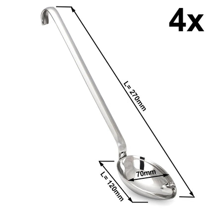 GGM Gastro (4 pcs) Serving Spoon - Length: 270mm - Stainless Steel