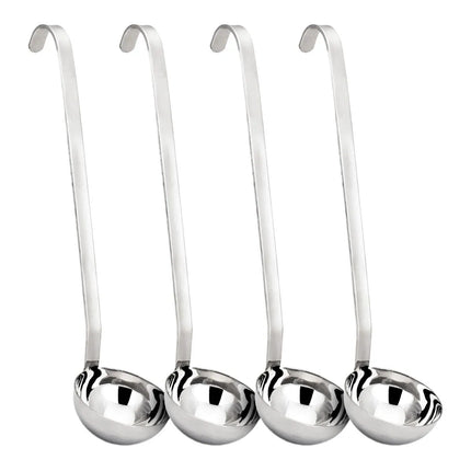 GGM Gastro (4 pcs) Soup Ladle - Ø120mm - Length: 400mm - Stainless Steel