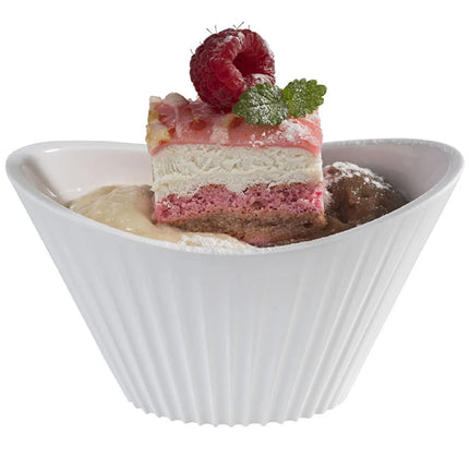 GGM Gastro (48 pcs) Bowl - MINI - Melamine - 70ml - 95x55mm - Depth: 55mm - White