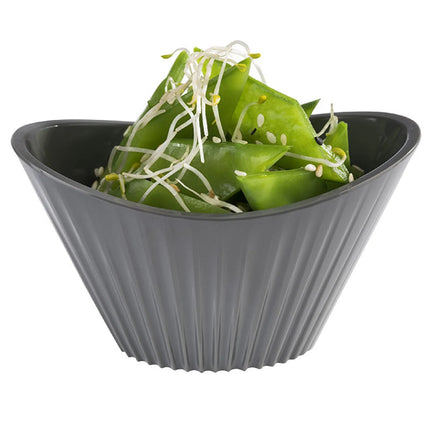 GGM Gastro (48 pcs) Bowl - MINI - Melamine - 70ml - 95x55mm - Depth: 55mm - with carry handles - Grey