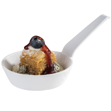 GGM Gastro (48 pcs) Dessert Bowl - MINI - Melamine - 70ml - 155x85mm - Depth: 25mm - White
