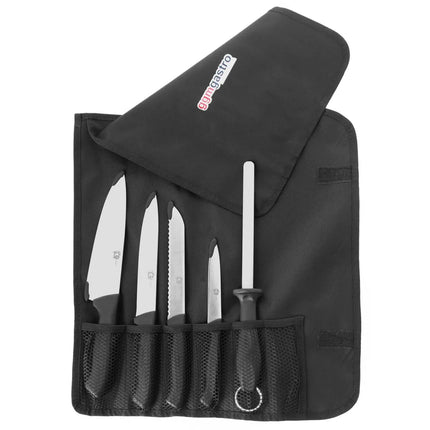 GGM Gastro (5 Cái) Bộ Dao Kèm Túi Cuộn