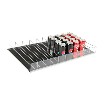 GGM Gastro (5 pcs) Beverage shelf - Acrylic & stainless steel - 550x442x75mm - for WKBL700 & WTBL700, and outer doors of WKBL1500, WKBL1100 & WTBL1100 - 10 compartments