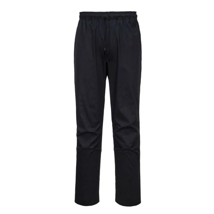 GGM Gastro (5 pcs) Chef Trousers Slim Fit MeshAir Pro - Black - Size: M
