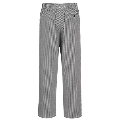 GGM Gastro (5 pcs) Ladies’ Chef Trousers Bromley - Black and White Check - Size: M