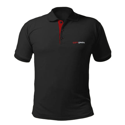 GGM Gastro (5 pcs) Men’s Cotton Polo Shirt - Black - Size: L