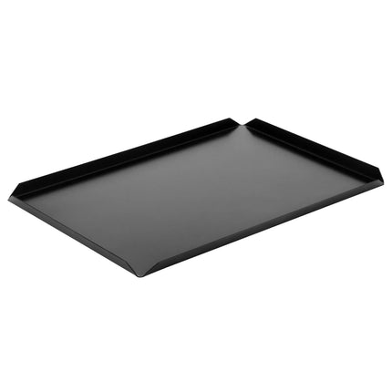 GGM Gastro (5 pcs) Serving Platter - Aluminium - 400x150x10mm - Black - rectangular