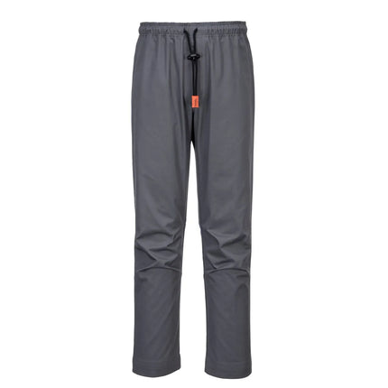 GGM Gastro (5 pcs) Unisex Chef Trousers Slim Fit MeshAir Pro - Grey - Size: 3XL