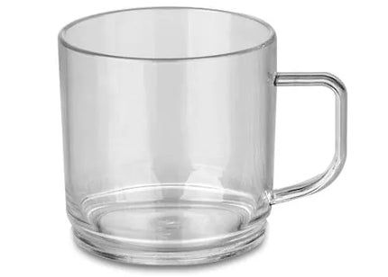 GGM Gastro (50 Cái) Cốc Quai Polycarbonate - Trong Suốt - 200ml - Chống Vỡ