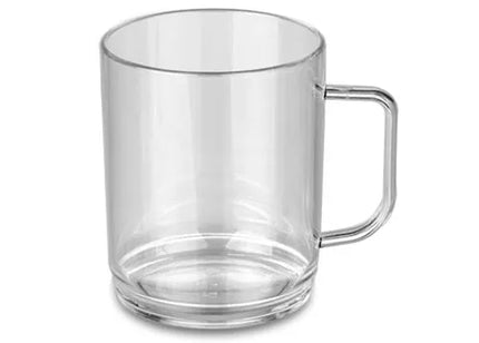 GGM Gastro (50 Cái) Cốc Quai Polycarbonate - Trong Suốt - 250ml - Chống Vỡ