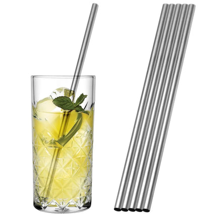 GGM Gastro (50 Cái) Ống Hút Inox - 200mm - Ø8mm - Thẳng