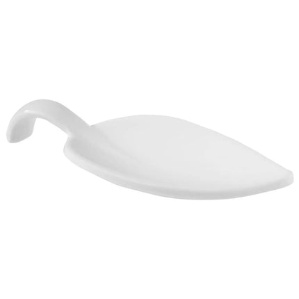 GGM Gastro (50 pcs) Canape spoon - LEAF - Melamine - 100mm - White