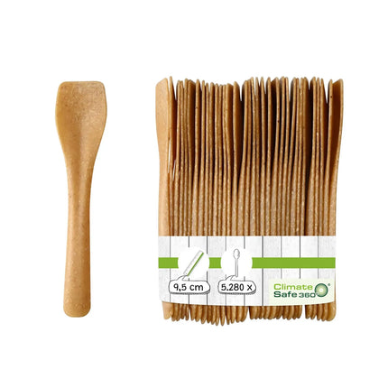 GGM Gastro (5280 pcs) Reusable Ice Cream Spatula - 95mm - Brown