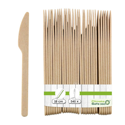 GGM Gastro (540 pcs) Reusable Knife - 180mm - Natural