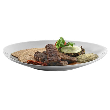 GGM Gastro (6 Cái) Đĩa Lớn Vuông - Sứ - 290x290mm - Trắng
