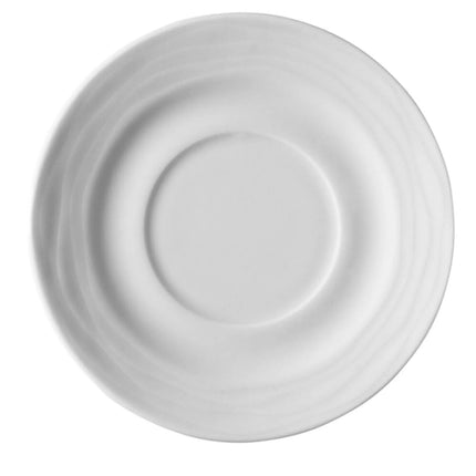 GGM Gastro (6 Cái) SEA WAVE - Đĩa Lót Espresso - Ø110mm - Trắng