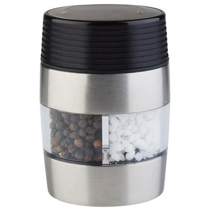 GGM Gastro (6 pcs) 5.1 cm-1 Salt & Pepper Mill PREMIUM - FLIPMILL - Stainless Steel - Height: 95mm
