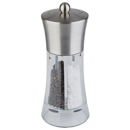 GGM Gastro (6 pcs) 5.1 cm-1 Salt & Pepper Mill PREMIUM - SPICEX - Acrylic - Height: 190mm - Clear