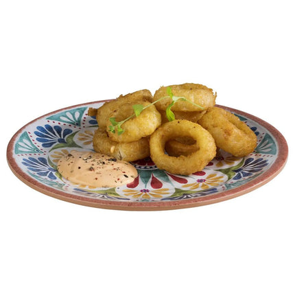 GGM Gastro (6 pcs) ARABESQUE | Plate - Melamine - Ø265mm - Terracotta/Blue