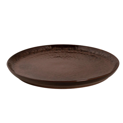 GGM Gastro (6 pcs) BAMA COPPER | Platter - flat - Stoneware - Ø270mm - Copper