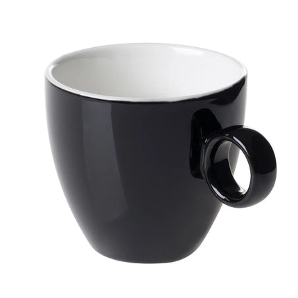GGM Gastro (6 pcs) BART | Coffee Cup Colour Cafe - 170ml - Black